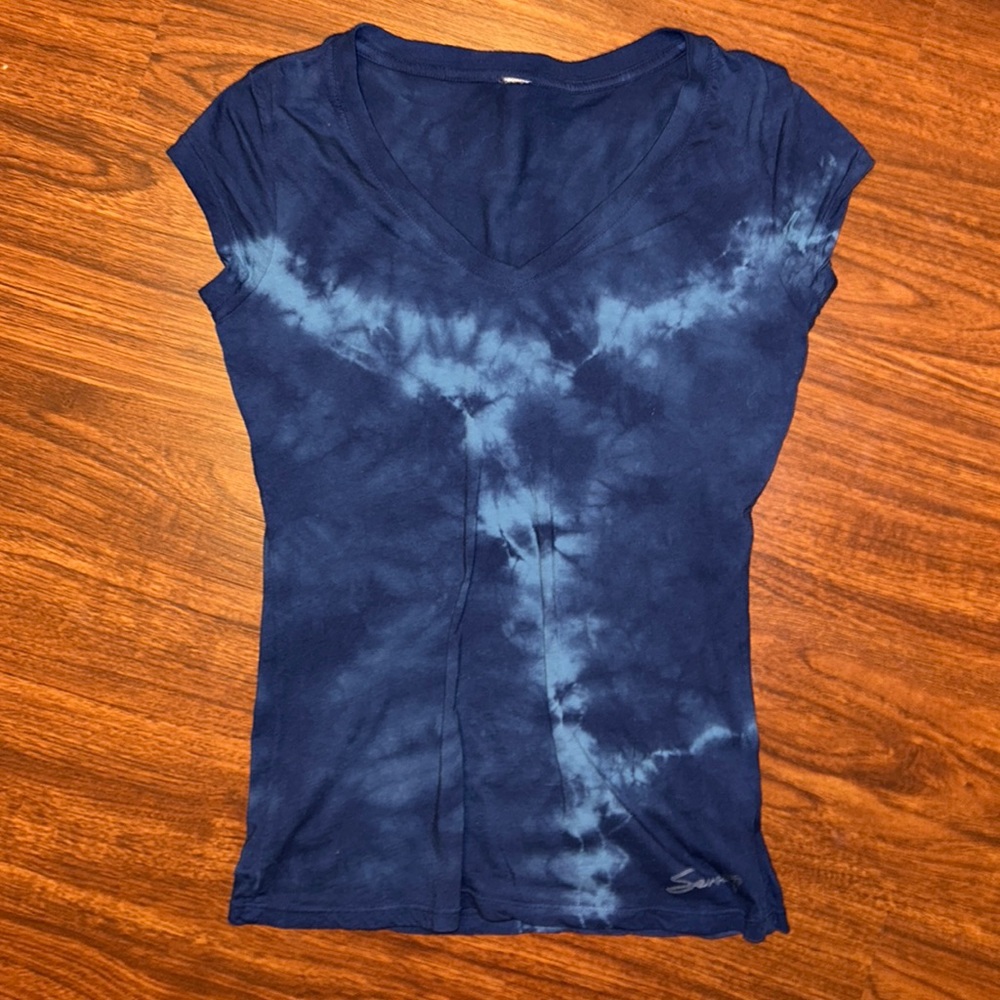 Seven7 tie dye short sleeve med